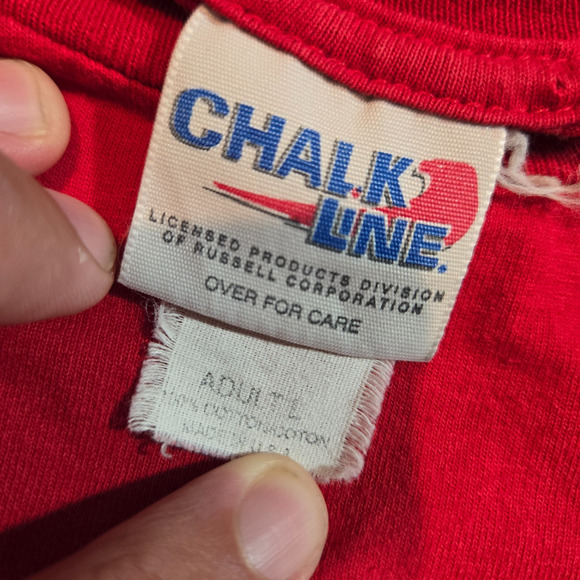 St Louis Cardinals Ron Gant #5 T-Shirt Mens L Vintage 1997 Chalk Line USA MLB - Picture 4 of 10